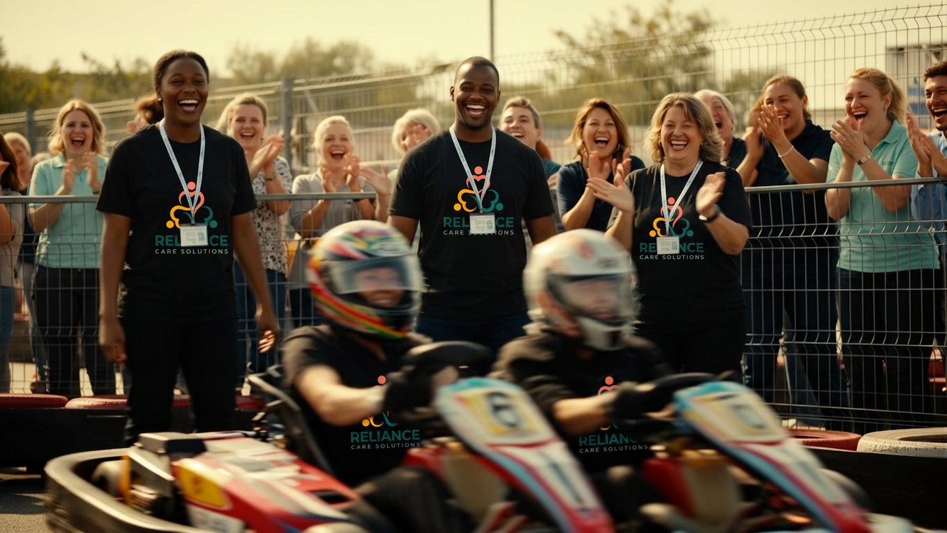Reliance clients at Go-Cart Racing