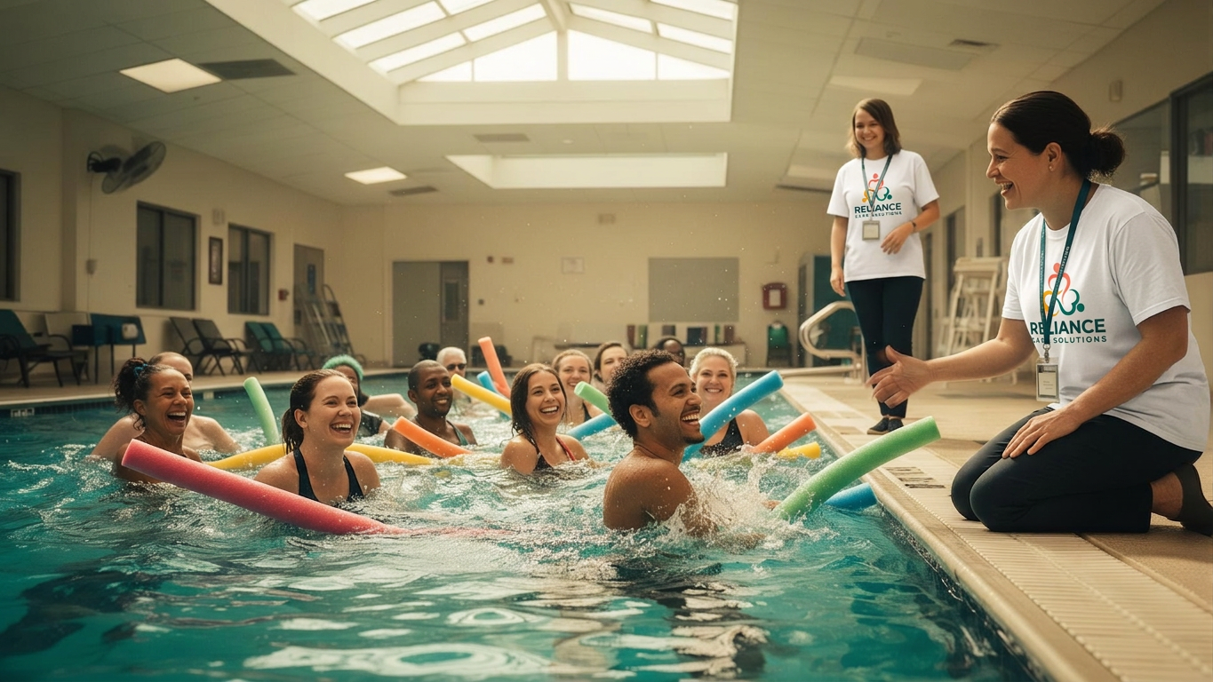 Reliance clients at Swimming