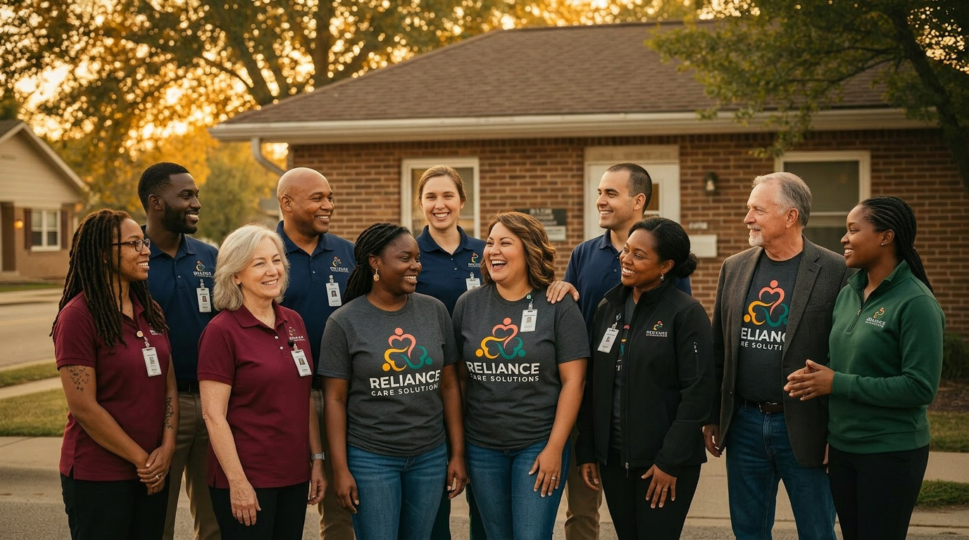 The Reliance Care Solutions team outside our Toledo office